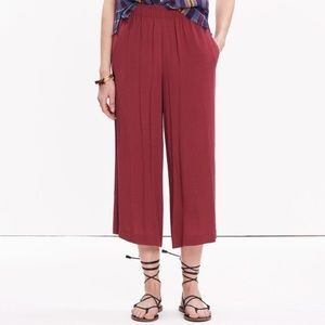 Madewell Clemente Pull-On Crop Pants - xs